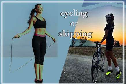 cycling or skipping