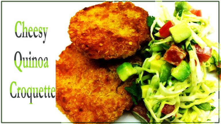 Cheesy Quinoa Croquette