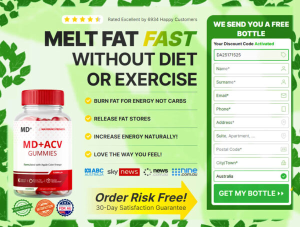MD+ACV Gummies Australia buy now