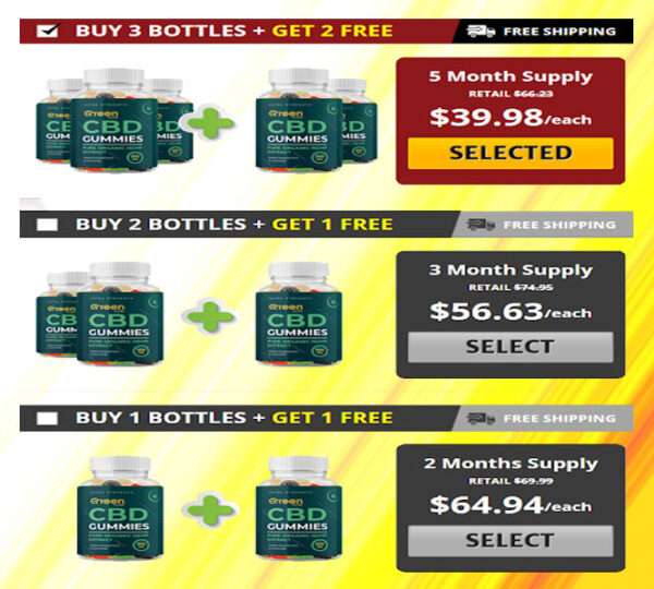 Green Acres CBD Gummies Price