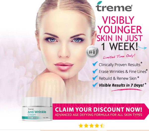 Treme Anti-Wrinkle Cream Benefits