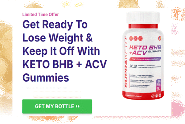 Supra Keto BHB + ACV Gummies now